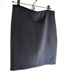 Ann Taylor Loft Navy Quilted Skirt Size Medium